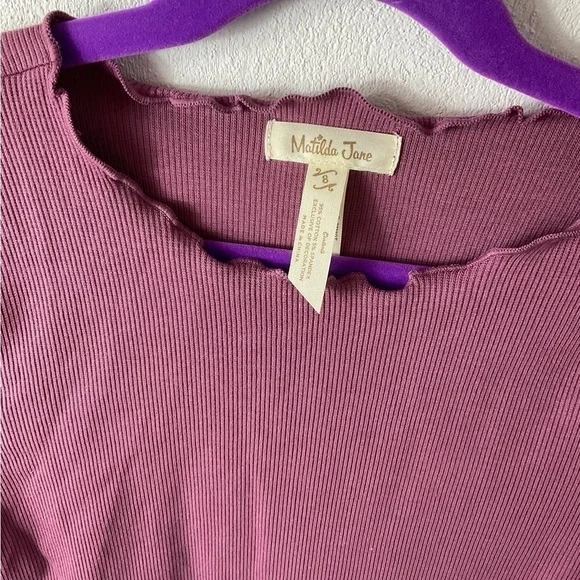 Matilda Jane Girls Darling Details Mini-Pocket Long Sleeve Shirt Top Sz 8 - Picture 4 of 4